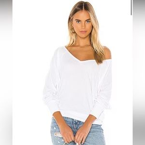 Free People - Off the shoulder white causal top
